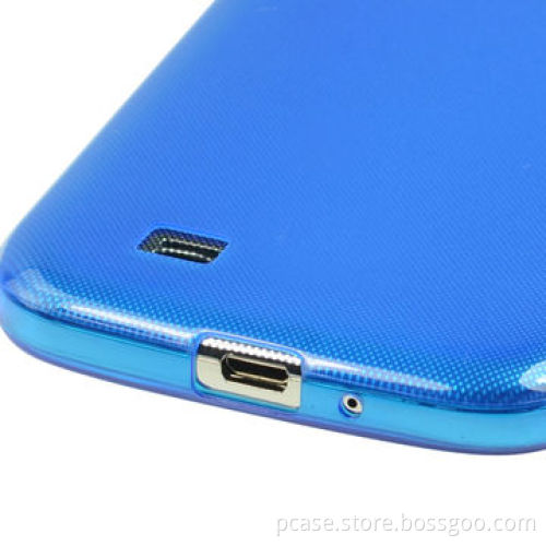 TPU Case for Samsung S4, Flexible and Transparent, Simple Design